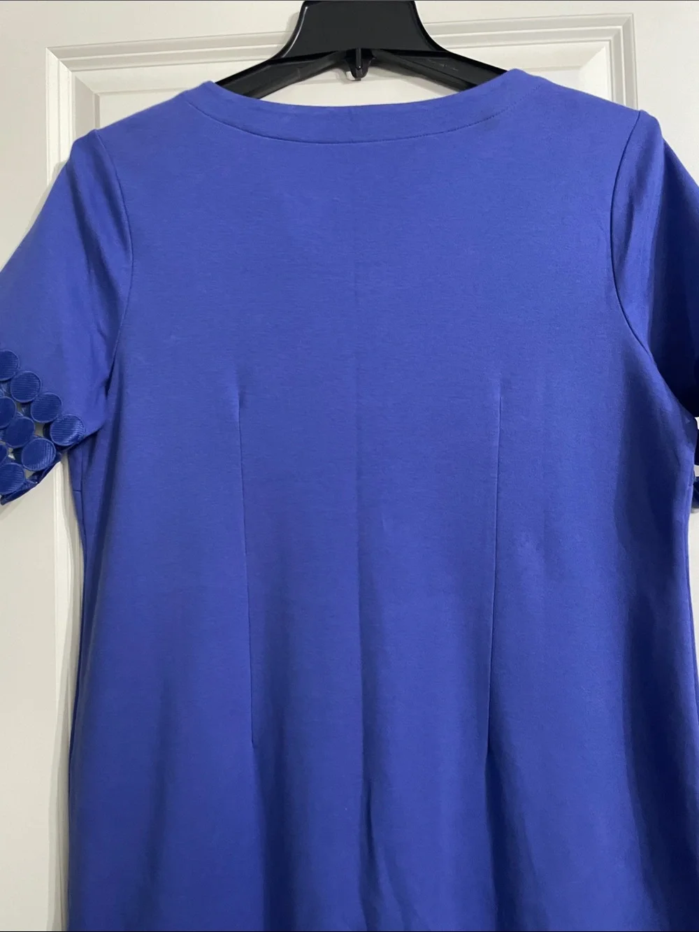 Talbots LACE ELBOW SHIFT DRESS BLUE SIZE 1XP